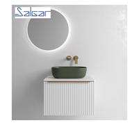 Meuble de salle de bains 1 tiroir + 1 intérieur BIBA 700 WHITE COTTON - SALGAR 103004