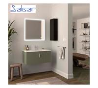 Meuble de salle de bains 1 tiroir + 1 intérieur BIBA 900 GREEN FOREST - SALGAR 103051