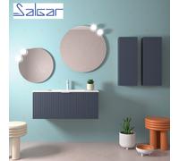 Meuble de salle de bains 1 tiroir BIBA 1000 NIGHT BLUE - SALGAR 102978