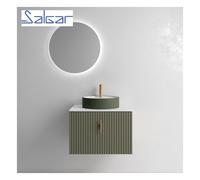 Meuble de salle de bains 1 tiroir BIBA 700 GREEN FOREST - SALGAR 102980