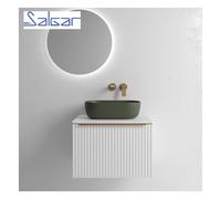 Meuble de salle de bains 1 tiroir BIBA 700 WHITE COTTON - SALGAR 102943