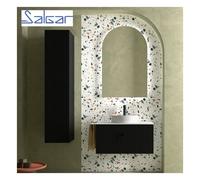 Meuble de salle de bains 1 tiroir BIBA 800 BLACK VELVET - SALGAR 102966