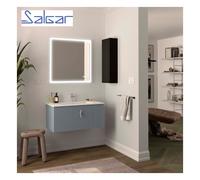 Meuble de salle de bains 1 tiroir BIBA 900 Blue Fog - SALGAR 102972