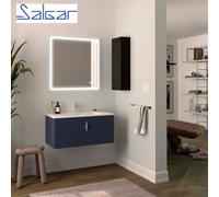 Meuble de salle de bains 1 tiroir BIBA 900 NIGHT BLUE - SALGAR 102977