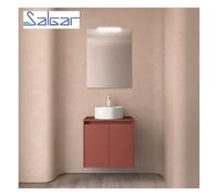 Meuble de salle de bains 2 portes NOJA 700 Red satin - SALGAR 104277