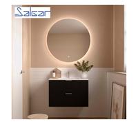 Meuble de salle de bains 2 tiroirs BIBA 800 Black Velvet - SALGAR 113842