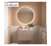 Meuble de salle de bains 2 tiroirs Biba 800 Macchiato - SALGAR 113845