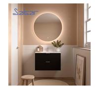 Meuble de salle de bains 2 tiroirs Biba 900 Black Velvet - SALGAR 113853