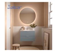 Meuble de salle de bains 2 tiroirs Biba 900 Blue Fog - SALGAR 113857