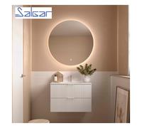 Meuble de salle de bains 2 tiroirs Biba 900 White Cotton - SALGAR 113851