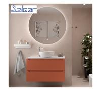 Meuble de salle de bains 2 tiroirs MONTERREY 800 TERRACOTA - SALGAR 103613