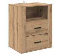 Meuble de téléphone - BEST-HOME - Cabinet de chevet avec tiroir - chêne artisanal - 35x50x60cm - Meuble de chambre 3_5431681
