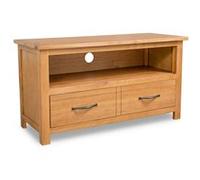 vidaXL Meuble TV 90x35x48 cm Bois de chêne massif 244466