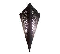 Meuble Déco Accessoires de Maison Métal Oriental 45cm E14 Boho Vintage Salon