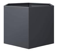 Meuble Déco - Support/Pot de Fleurs - Jardinière anthracite hexagone 69x60x45 cm acier luf9403245