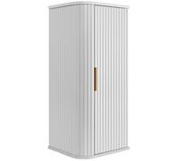 Meuble demi colonne suspendu de salle de bain GLAMOUR BLANC 35 x 79 cm