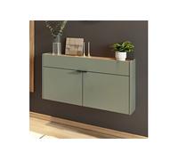 Meuble d'entrée suspendu 110x22x57 cm kaki - AMKY