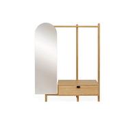 Meuble d'Entrée Vestiaire "Tripode" 180cm Naturel
