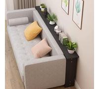 Meuble derriere canapé Table Console De 100 120 150 Cm De Long Derrière Le Canapé, Table D'entrée Fine Décorative Pour Placer Des Livres/ Lampes De Table/ Clés/ Bougies(Black,150x15x65cm/59x6x26in)