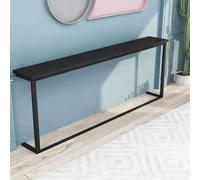 Meuble derriere canapé Tables Consoles Étroites Noires Derrière Le Canapé, Table De Canapé Extra Longue 80/100/120/140/160 Cm 180 Cm Pour Couloirs/entrées/chambres/études(#A,120x15x90cm/47.2x6x35.4in)