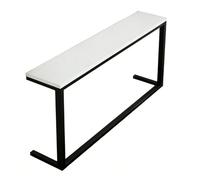 Meuble derriere canapé Tables Consoles Étroites Noires Derrière Le Canapé, Table De Canapé Extra Longue 80/100/120/140/160 Cm 180 Cm Pour Couloirs/entrées/chambres/études(#B,80x20x80cm/31.5x8x31.5in)