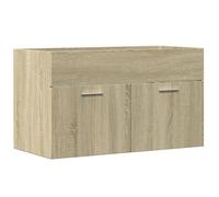 Meuble d'évier - VIDAXL - M185 - Chêne Sonoma - Bois d'ingénierie - 90x38,5x46 cm