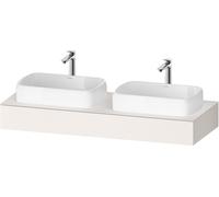 Meuble Double Vasque Duravit Qatego 1400mm Blanc Super Mat QA4805084840000