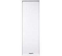 SIMMOB Meuble de Cuisine Haut Blanc 1 Rideau 4 Niches L 40 H 123.6 P 35 cm