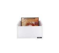 Meuble Enova Hifi Vinyle Box 120wh pour 120 vinyles Blanc Vinyle
