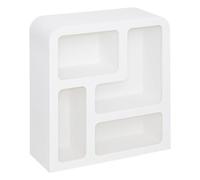 Atmosphera – Meuble 4 niches Soleya blanc 75 x 30 cm