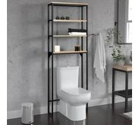 Meuble Étagère Dessus Wc 4 Étagères Detroit Design Industriel Marron