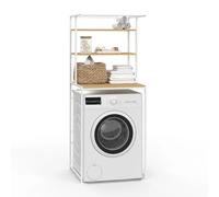 Meuble Étagères Dessus Machine À Laver Detroit Métal Blanc