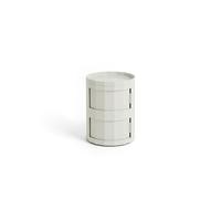 HAY Table d’appoint Facet Cabinet 20 Misty grey