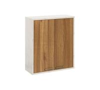 5five Meuble haut 2 portes Côme effet travertin