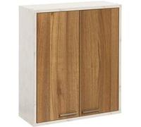 5five Meuble haut 2 portes Côme effet travertin