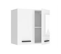 Meuble haut - BELINI - SG2-60 - 2 Portes - Blanc très brillant - Armoire Murale