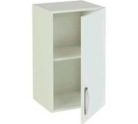 Meuble haut de cuisine 1 porte coloris blanc - Hauteur 70 x Longueur 40 x profondeur 33 cm -PEGANE- blanc