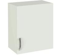Meuble haut de cuisine 1 porte coloris blanc - Hauteur 70 x Longueur 60 x profondeur 33 cm