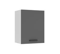 Meuble haut de cuisine - BELINI - SG45 - Mural - Argent mat - 1 porte - 58 cm