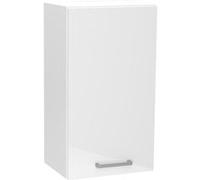 Meuble haut de cuisine coloris blanc avec 1 porte - longueur 40 x profondeur 28 x hauteur 72 cm - PEGANE - Blanc G