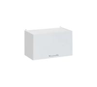 Cuisineandcie - Meuble haut de cuisine Eco Blanc Brillant 1 porte relevable L 60 cm