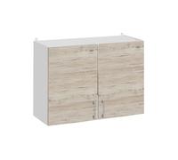 Meuble haut de cuisine Eco Noyer Blanchi 2 portes L 60 cm - Cuisineandcie