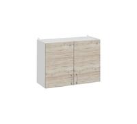 - Meuble haut de cuisine Eco noyer Blanchi 2 portes L 80 cm