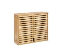 PEGANE Meuble Haut de Salle de Bain en Bambou Naturel - L.58.5 x P.20 x H.51.5 cm