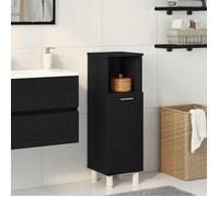 vidaXL Armoire de salle de bain Chêne noir 30 x 30 x 95 cm Bois composite