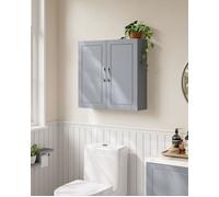 Meuble haut de salle de bain - VASAGLE - 18 x 60 x 60 cm - Gris Tourterelle