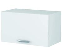 Meuble Haut Hotte Cuisine "NOVA" - Design Pratique et Elégant - Fabriqué en France 60 x 28 x 35H cm Mélanine. Blanc