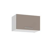 Meuble haut pour hotte ""Salma"" - Taupe/Blanc - L 60 x H 36 cm