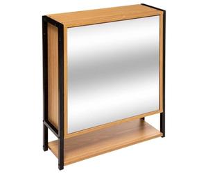 Meuble Haut Salle de Bain Miroir Tribecart 5Five - Naturel