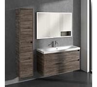 Meuble haut Villeroy und Boch C80100RK 2 portes, 350 x 1700 x 349 mm, Chêne pierre